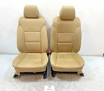 04-10 Oem Bmw E60 528 550 Front Left Right Leather Dakota Beige Seat Set 77K. Fixed Price $599.95.