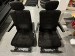 2011 - 2020 2ND Second Row Stow Go Seats, Floor Cover Black Dodge Caravan. Fixed Price $500.00.