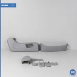 07-12 Lexus LS460 XF40 Front Right Side Seat Trim Cover Set 71811-50110 LA10 Oem. Fixed Price $107.90.