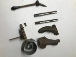 1957 Chevrolet Chevy Wagon Mixed Lot Original Parts Seat Bracket, Shifter + More. Fixed Price $55.00.