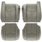 2003 To 2006 Chevy Tahoe Suburban Yukon Driver Front Leather Seat Cover Gray. Fixed Price $49.99.