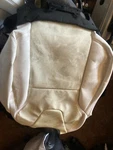 Tesla Model X Front Seat Left Back Cushion White Cover 2021-2023 1608036-91-F. Fixed Price $175.00.