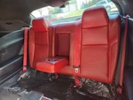 Dodge Challenger Rear Red Leather Seats Backs No Bench. Fixed Price $450.00.