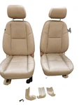 Lh Rh Front Pr Bucket Leather Seats Cashmere Yukon Xl 2012-2014 Heat Cool 160KMI. Fixed Price $564.00.