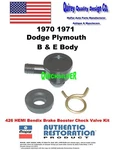 1970 71 426 Hemi Bendix Brake Booster Check Valve Kit 3420128 New Mopar Usa. Fixed Price $39.99.