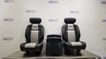 03 Ford F150 Harley Davidson Crew Cab Rear Seat Set With Console Black. Fixed Price $855.00.