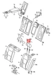 New Audi Head Restraint With Cover Adjustable Black 8P0885901AA1BF Original. Fixed Price $147.51.