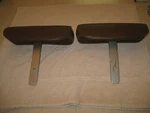 1969-1972 Gm Body Chevelle Cutlass Gto Skylark Nova Bench Seat Headrests. Fixed Price $145.00.