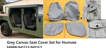 Humvee Seat Cover Am General M998 M1123 M1152 -grey Canvas. Fixed Price $110.00.
