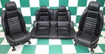*tear* 14' Mustang Coupe Black Leather Heated Power Buckets Backseat Seats Set. Fixed Price $1034.54.