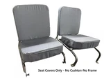 Seat Cushion Cover Set For Willys Jeep CJ2A/CJ3A/3B No Foam Frame-slip. Fixed Price $89.99.