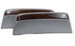 Bmw E38 750IL 740IL Front Seat Back Covers Wood Grain Panels Trims Gray. Fixed Price $400.99.