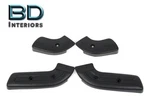 Black Seat Hinge Cover Set 1968 To 1977 Ford Bronco Driver & Passenger Side. Fixed Price $29.43.
