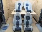 11-12 Fisker Karma Front & Rear Ecosuede Glacier Seat Set Oem. Fixed Price $522.85.