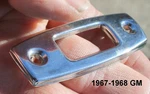 1967 1968 General Motors Front Seat Release Push Button "trim Bezel" Only. Fixed Price $19.99.
