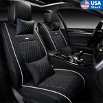 5-SEAT Car Front+rear Full Surrounded Cover Pu Leather Cushion With Pillows. Fixed Price $97.09.