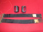 1969 72 Chevelle Gto 442 Gs A-body Standard Black Retractor Covers Belts. Fixed Price $50.00.