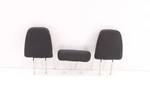 2022-24 Chevrolet Silverado Lt-l Rear Rh Lh And Center 2ND Row Seat Headrest Set. Fixed Price $169.34.