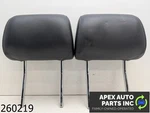 Oem 2012 Audi Q7 3.0L Rh Right Lh Left Front Headrest Black Leather Set Pair. Fixed Price $59.99.