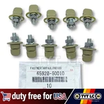 Toyota FJ40 FJ43 BJ42 Land Cruiser Fastener Rear Side Jump Seat Genuine 10PCS. Fixed Price $105.40.
