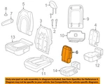 Chrysler Oem 17-23 Pacifica Second Row Seats-seat Back Cover 6EC82DX9AA. Fixed Price $122.03.