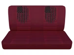Truck Seat Covers Fits Dodge 1982-1990 Series Red American Flag. Fixed Price $89.99.