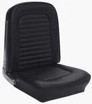 1965 Mustang Standard Front Buckets Vinyl Seat Upholstery Set; Black. Fixed Price $204.99.