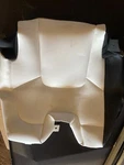 Tesla Model Y 3RD Row Left Hand Soft Trim Cover Ultra White 1494209-82-C. Fixed Price $110.00.