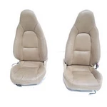 Pair Seat Tan Leather Minor Wear See Pics Oem 1999 2000 Mazda Miata. Fixed Price $467.47.