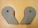 92-97 Tan/mocha Split Seat Hinge Covers 40/20/40 Ford F150 F250 F350 Obs. Fixed Price $49.99.