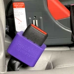 Buckle Booster Seat Belt Receptacle Raiser - Long Neck Pull Over Style, Purple. Fixed Price $21.99.