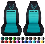 Fr Set Fits 1970-1992 Pontiac Firebird 2TONE Car Seat Covers W/ Trans Am Design. Fixed Price $79.99.