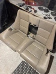 Bmw E46 330CI 325CI Convertible Back Rear Top & Bottom Seat Beige Leather Tan. Fixed Price $199.95.