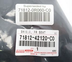 Genuine Oem Toyota 71812-0R060-C0 Driver Front Lh Seat Cushion Shield 13-18 RAV4. Fixed Price $93.70.