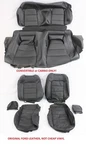 2015-22 Ford Mustang Convertible Black Leather Seat Covers Oem Upholstery. Fixed Price $475.00.
