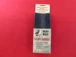 Nors Vintage 1965-1973 ? Gm Dark Blue Seat Belt Scuff Guards Set Of 2. Fixed Price $79.96.