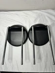 2012-2019 Fiat 500 Rear Back 2ND Row Seat Black Used Set Pair. Fixed Price $89.00.