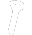 Genuine Gm Jet Black Rear Seat Latch Knob 95433624. Fixed Price $6.53.