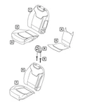 Genuine Mopar Front Seat Back Cover Left 7NB37U0XAA. Fixed Price $727.09.
