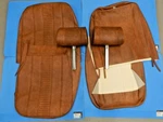 New Seat Covers Upholstery Set W/ Headrests Mg Midget 1970-79 Autumn Leaf. Fixed Price $1075.00.