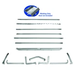 1965 1968 Mustang Fastback Fold Down Seat Moldings 14 Pieces Set Dynacorn M3507. Fixed Price $293.95.
