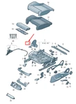 New Audi B9 Front Left Seat Frame Cover Cap 8S0881327A4PK Original. Fixed Price $29.58.