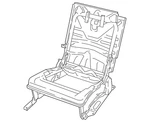 Genuine Volkswagen Seat Frame 3QF-888-306-A. Fixed Price $150.56.