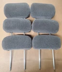 2002-2006 Chevy Trailblazer Gmc Envoy Front Rear Center Headrest Set Gray Cloth. Fixed Price $49.95.