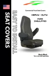 Universal Fit Seat Cover For Freightliner & International Truck - Black/black. Fixed Price $139.00.