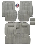 Replacement Seat Covers Perforated Leather Gray Fits 1994-1996 Chevy Impala Ss. Fixed Price $148.90.