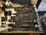 1968-71 Gm Chevy Buick Pontiac Oldsmobile Cadillac Deluxe Black Seat Belts 4952. Fixed Price $495.00.