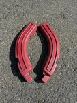 80-86 Red Bench Seat Hinge Covers F150 F250 F350 Bronco. Fixed Price $39.99.