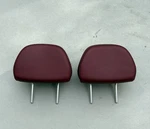 2012-2017 Hyundai Veloster Rear Seat Headrest Set Left Right Red Leather Oem. Fixed Price $70.00.