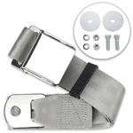 Retrobelt Silver Aviation Lap 60" With Hardware. Fixed Price $40.99.